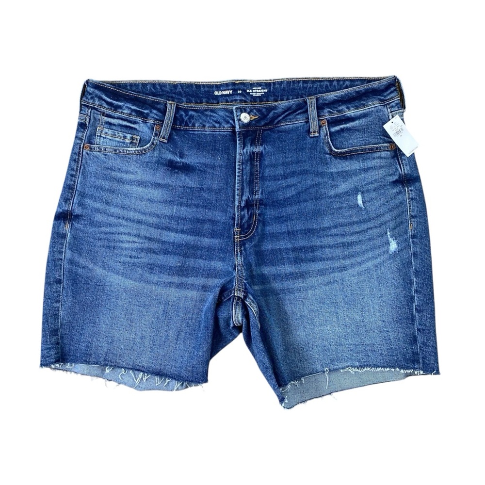 NWT Old Navy “O.G. Straight high rise jean Bermuda length shorts size 20
